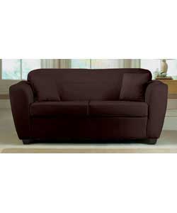 Jamie Everyday Metal Action Leather Sofabed - Chocolate