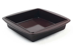 Jamie Oliver Silicone Bakeware Square Cake 23Cm  -Exclusive stainless steel ring -Perfect Release -D