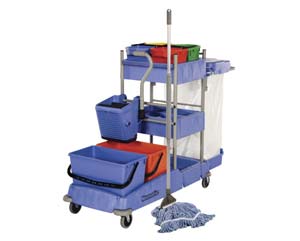 Unbranded Janitorial trolley and mopping kit