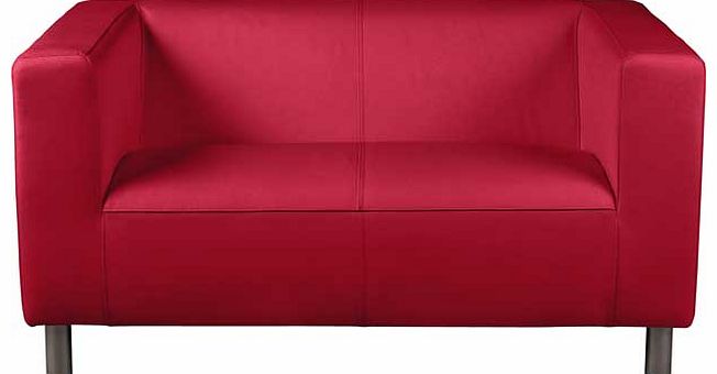Unbranded Jasper Fabric Compact Sofa - Red