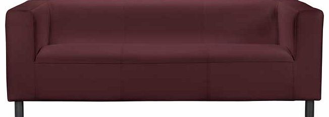 Unbranded Jasper Fabric Regular Sofa - Plum