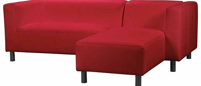 Unbranded Jasper Fabric Right Hand Corner Sofa Group - Red