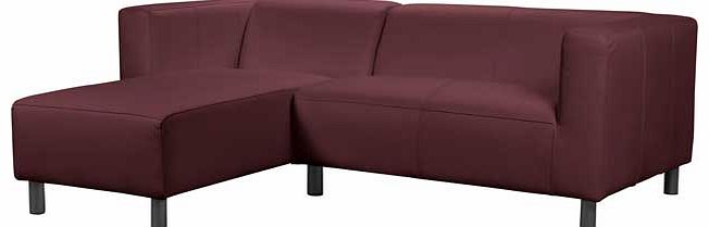 A useful corner sofa for each house. Part of the Jasper collection Hardwood frame. Leather effect upholstery. Fixed cushion. Foam cushion filling. Overall size H65. W154. D194cm. Overall weight 64kg. General information: Wipe clean. Self-assembly. Pl