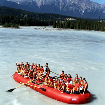 This relaxing rafting trip is a unique and fun way to enjoy the stunning scenery of the Jasper Natio
