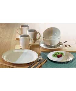 Java Sand 16 Piece Dinner Set