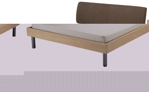 Jaybe- In-Sequence- 5FT Upholstered wooden bed- Bedstead