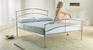 The Venus Metal Bedstead  As with all Jay-Be beds the Eclipse comes with a 10 year frame guarantee