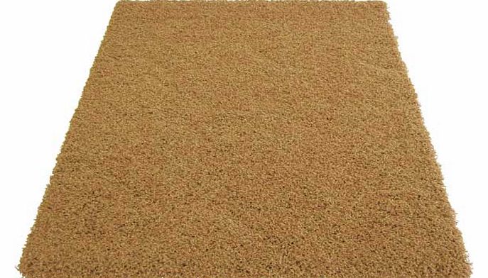 Great value shaggy piled polypropylene rug. 100% polypropylene. Woven backing. Surface shampoo only. Size L170. W120cm. Weight 5.1kg. (Barcode EAN=5053095015591)