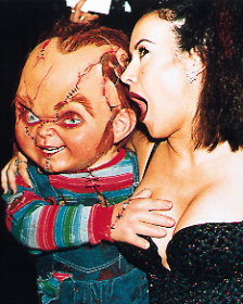 Jennifer Tilly & chuckie photo