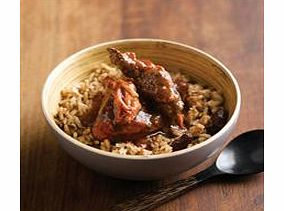 Unbranded Jerk Chicken, Rice and Peas