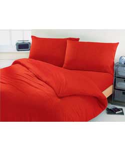 Jersey Double Bed Set - Red