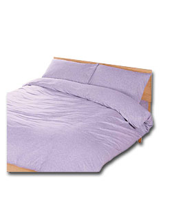 Jersey King Size Duvet Set Lilac
