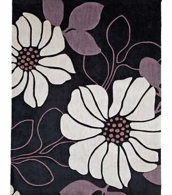 This elegant. poppy design rug will add a touch of class and comfort to your floor. Understated and tasteful in style. this cosy rug is ideal for bringing warmth and texture to your home flooring and its soft exterior is great for sore feet at the en