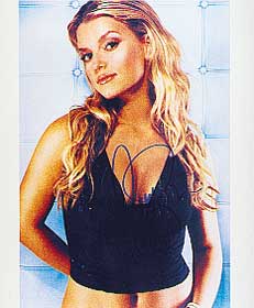 Jessica Simpson autographed photo