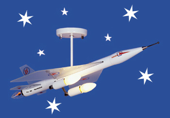 Jet Fighter Bedroom Light