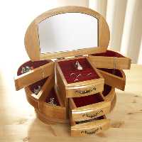 Diamonds may be a girl`s best friend  but where to keep them is just as important! Crafted in