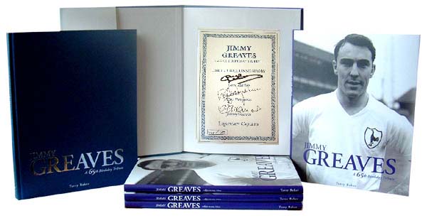 Unbranded Jimmy Greaves Limited Edition Book signed by 3 Spurs legends