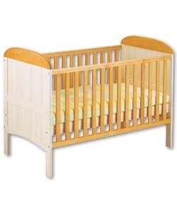 Joanna Cot Bed with Cool Flow Sprung Mattress