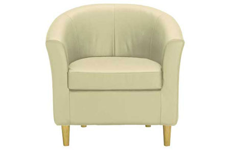 Jodie Full Leather Tub Chair