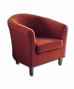 Jodie Tub Sofa Plus Chair - Terracotta