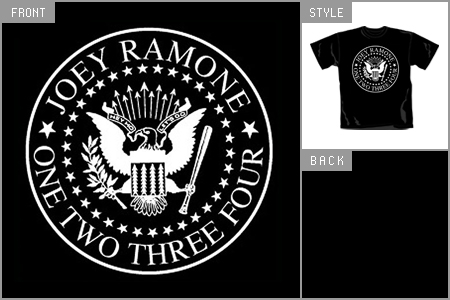 Unbranded Joey Ramone (1234 Seal) T-shirt CID_4317tsb