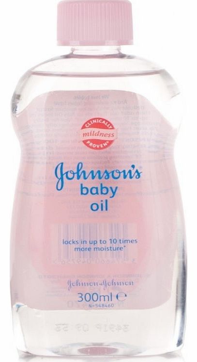 Johnsons Baby Oil moisturises and protects your babys delicate skin from dryness or irritation, by locking in up to 10 times more moisture when used on wet skin. This pure mineral oil is a clinically proven to be mild and gentle for your babys delica