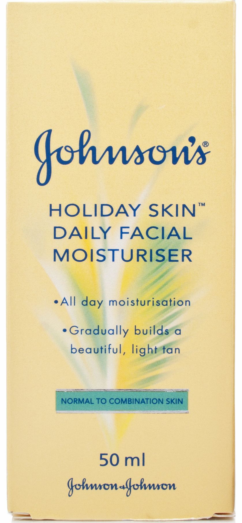 Johnsons Skin Facial Moisturiser for normal/combination skin is a non-greasy formula that quickly melts into the skin to gently moisturise, while gradually building up a natural hint of colour every single day. It is available in 2 gentle shade varia