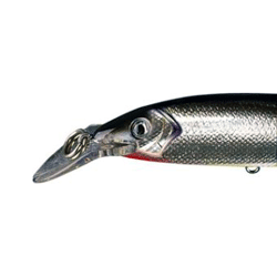 Unbranded Jointed Plugbait - 10cm - 14g - Black / Silver /