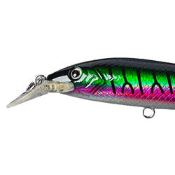 Unbranded Jointed Plugbait - 10cm - 14g - Green / Pink /