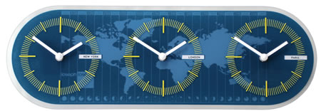 Joseph Joseph World Time Zone Clock