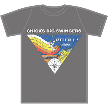 Joystick Junkies - Chicks Dig Swingers T-Shirt