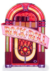 Jukebox - cutout - card - 36 inches