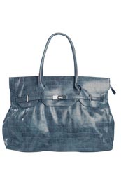 Unbranded Julia Oversized Mock Croc Shoulder Bag