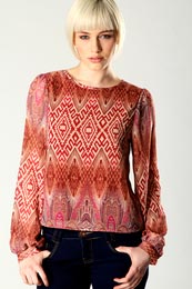 Unbranded Julia Paisley Print Blouse