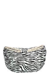 Unbranded Julia Zebra Print Large Beach Bag