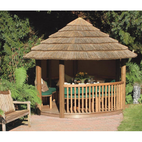 Uncompromisingly elegant  this delightful gazebo exudes a passionate and charismatic personality all