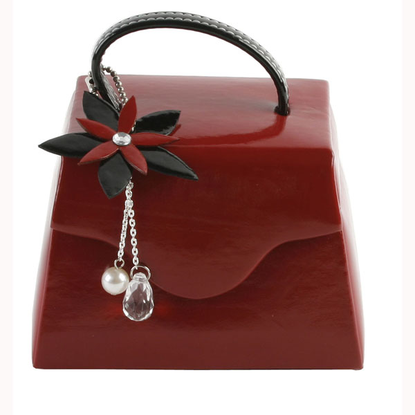 Unbranded Juliana Burgundy Jewel Box