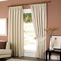 Juliette Tape Top Curtains Natural 264 x 137cm