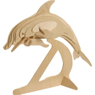 The pieces are pre-cut and simply pushed out of the wooden board  then slotted together according to