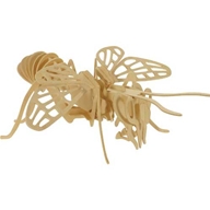 The pieces are pre-cut and simply pushed out of the wooden board  then slotted together according to