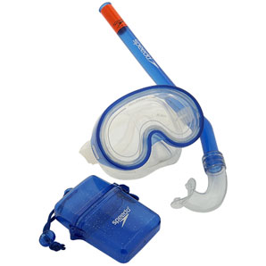 Junior Mask and Snorkel Set- Blue