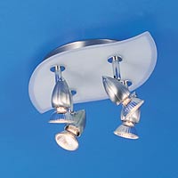 Juno 4 Light Cluster Spotlight Chrome Finish