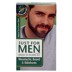 Just For Men Moustache Beard And Sideburns - Dark Brown/Black - size: Single