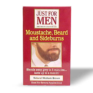 Just For Men Moustache Beard And Sideburns - Medium Brown - size: Single