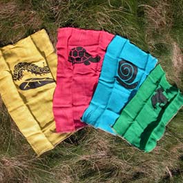 Unbranded Jute Racing bags - set of 4