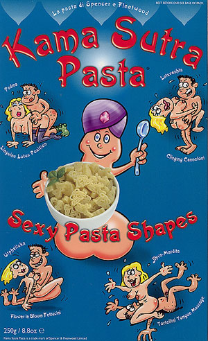 Sexy Pasta Shapes.. Try the Linguine Lotus Position ot the Flower in Bloom Fettucini. Just add sauce
