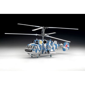 Kamov Ka-29 plastic kit from German specialists Revell. The Ka-29 combat helicopter was developed fr