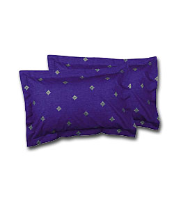 Kandy Oxford Pillowcase - Blue