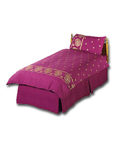 Kandy Single Duvet Cover Set Fuschia