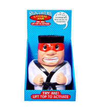 Karate Singing Cookie Jar